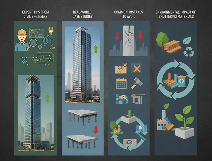 Shuttering Removal Time in Concrete Construction: Slabs, Beams, Columns & Staircase Guide 7 Expert Tips from Civil Engineers