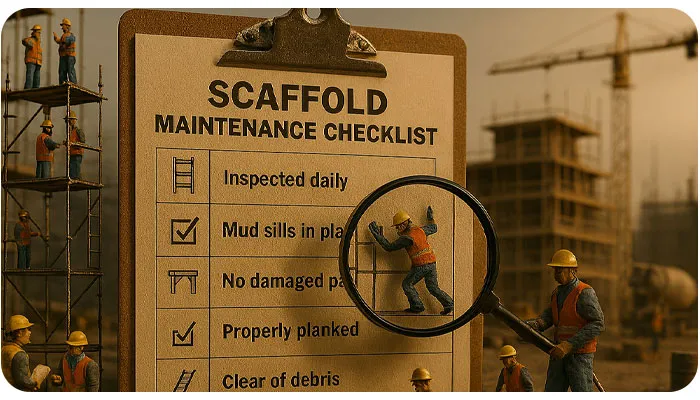 Scaffold Maintenance Checklist
