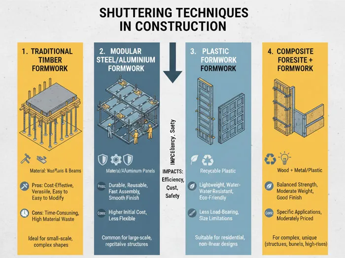 Shuttering Techniques in Construction 