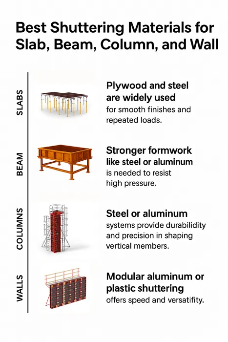 best shuttering materials