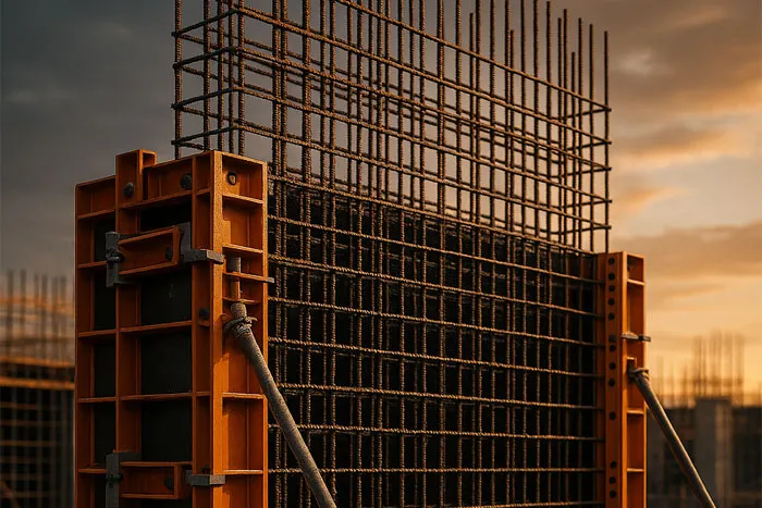 formwork process step step