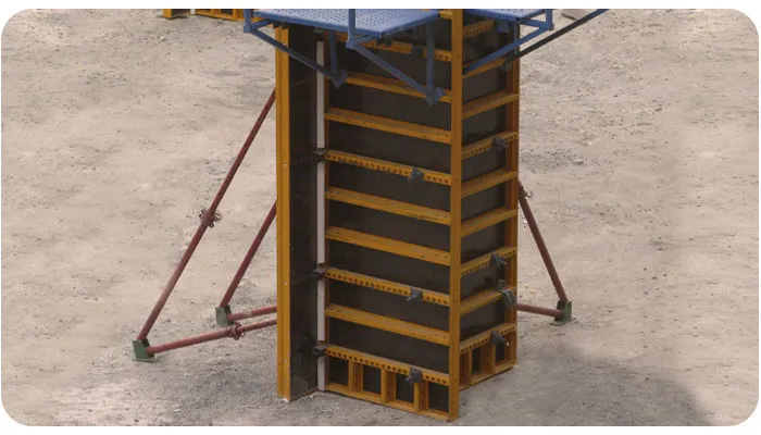 Installation Process of Steel Column Shuttering