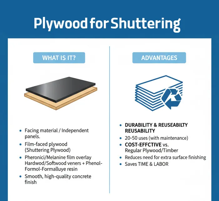 Plywood for Shuttering