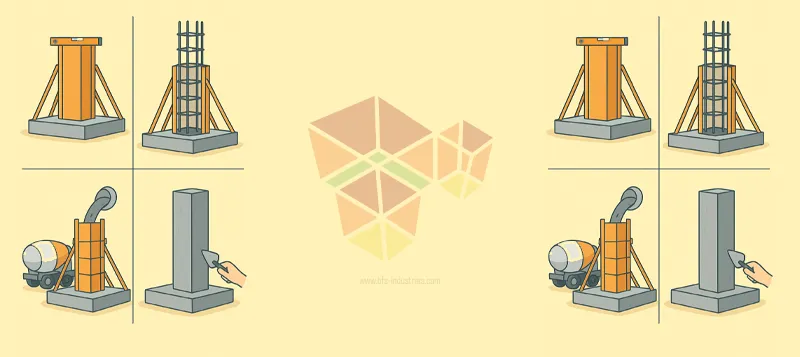 Process of Rectangular Column