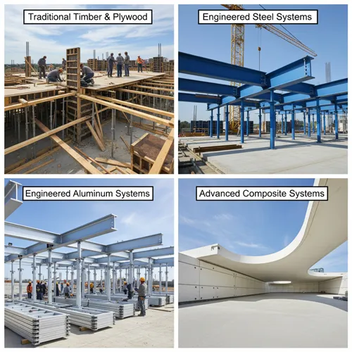 Formwork Classified by Material