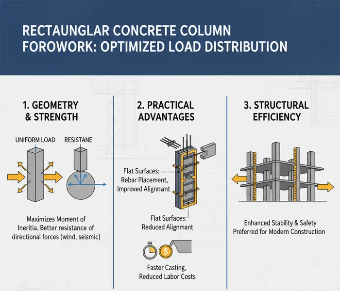 Rectangular Column Formwork infographic