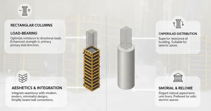 Rectangular vs Circular Columns