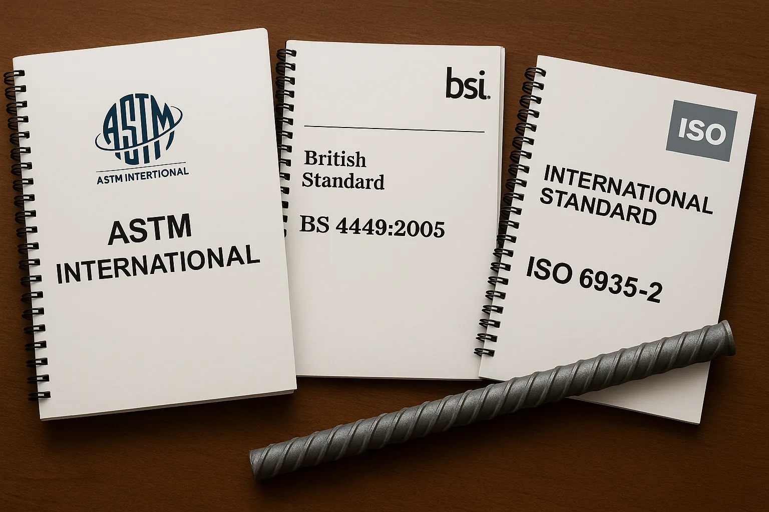 ASTM, BS, and ISO Standards for Reinforcement Steel