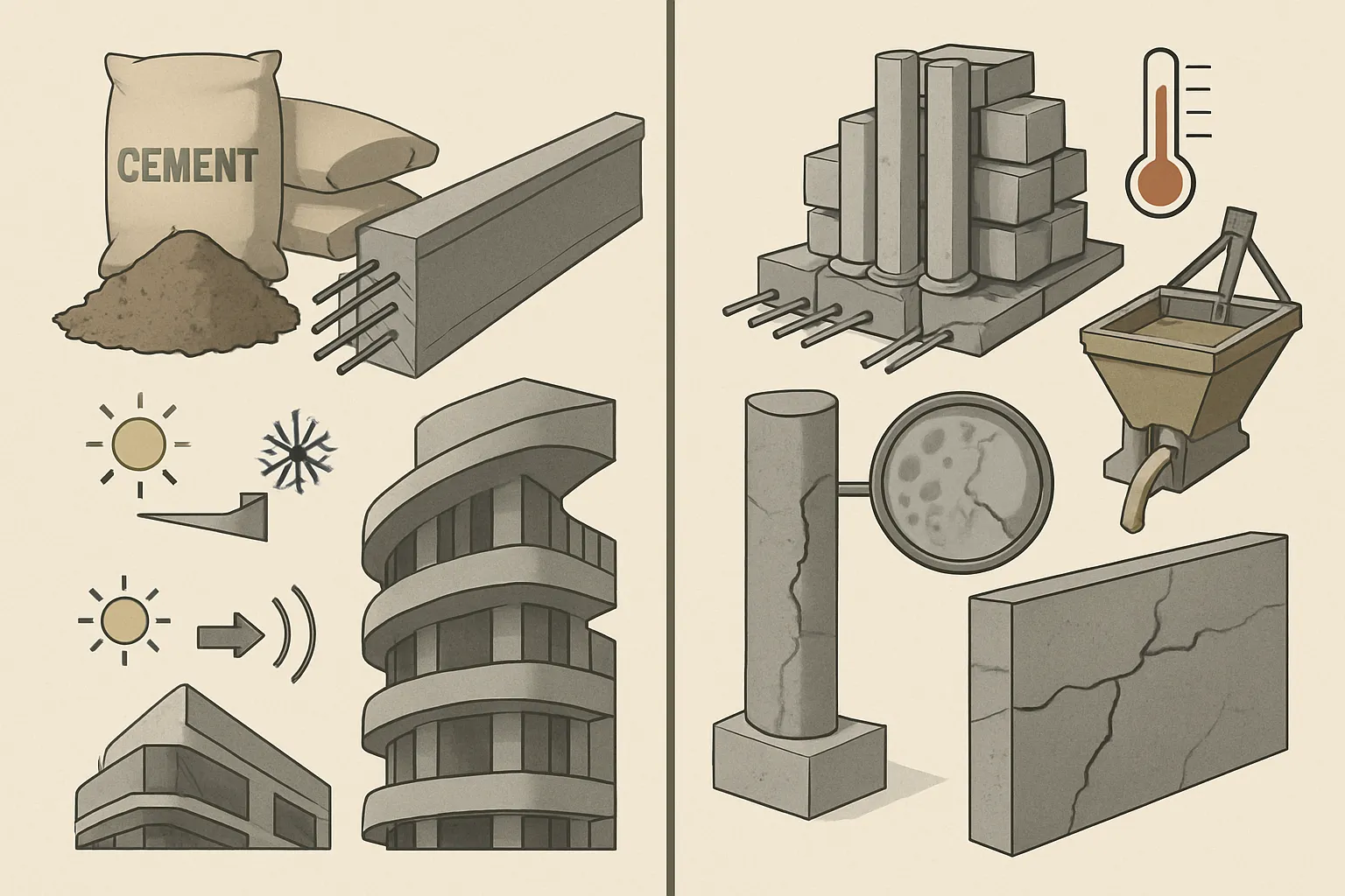 Advantages and Disadvantages of Reinforced Concrete Structures