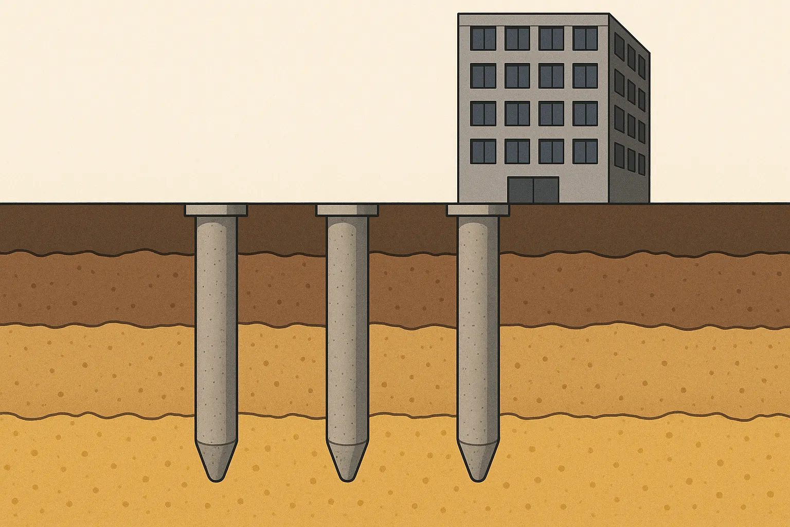 Deep Foundations Addressing Poor Soil and High Structural Loads