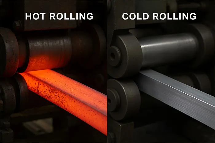 Hot Rolled Steel vs Cold Rolled Steel