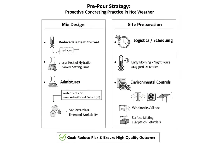 Proactive Concreting Practice in Hot Weather