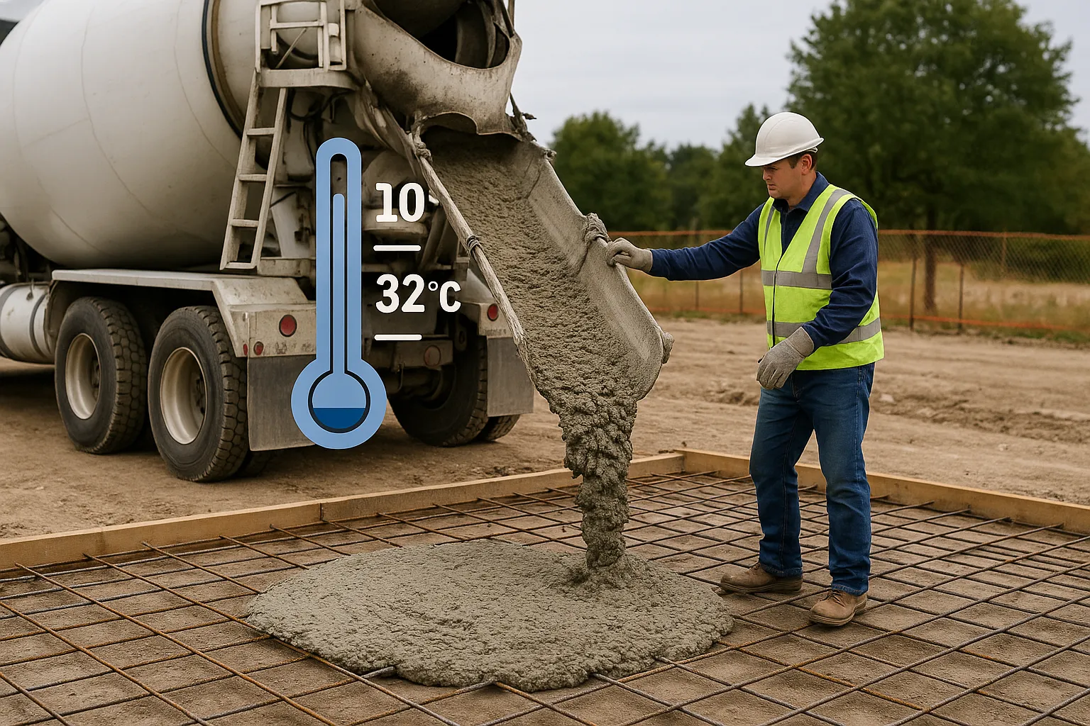Site Logistics and Pouring Temperature Limits