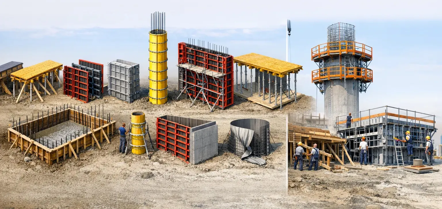 Types of Concrete Formwork Systems: A Comprehensive Guide for Modern Construction 3 Classification of Concrete Formwork Systems