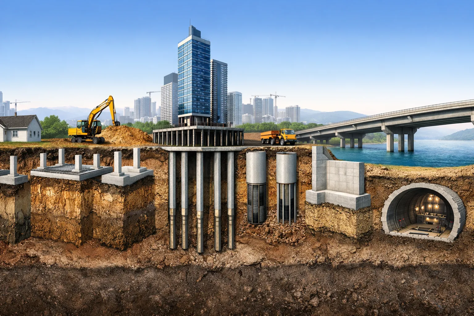 Foundation Types in Construction 1 Foundation Types in Construction