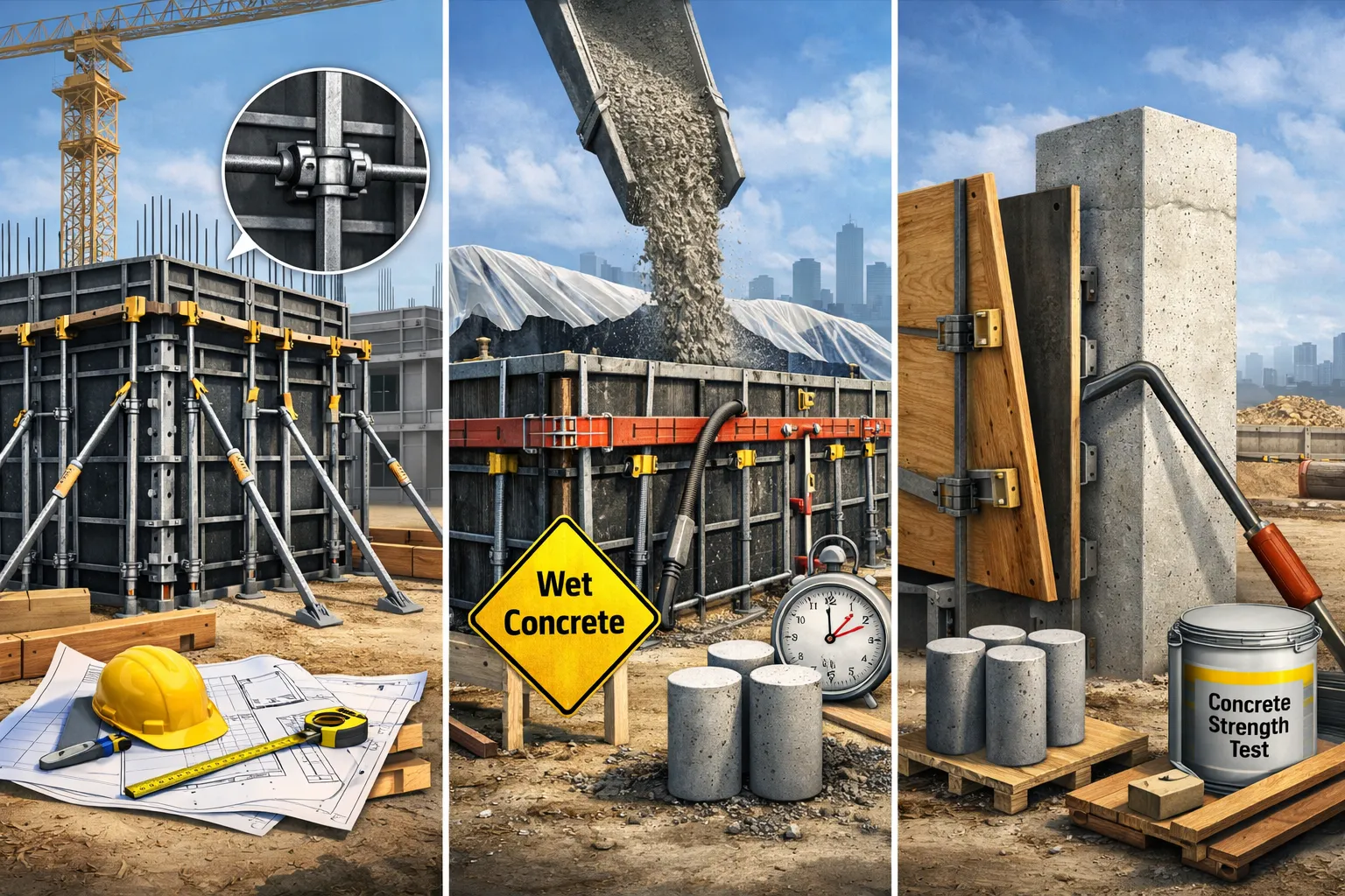 How Formwork Is Installed, Used and Removed in Practice