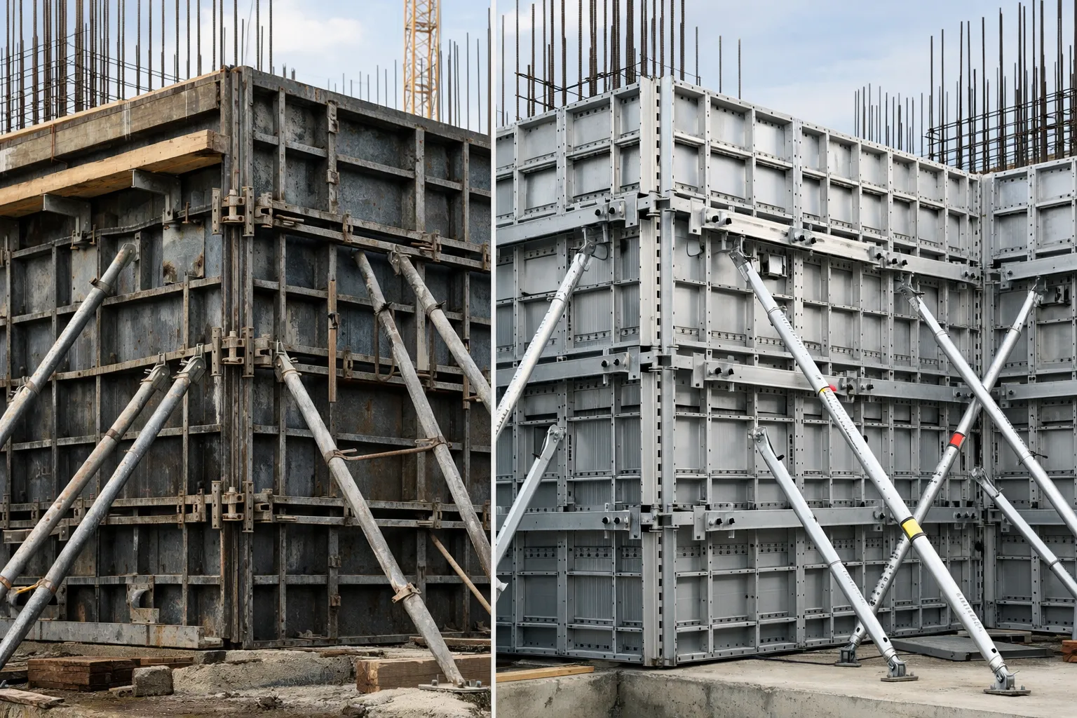 What Are the Differences Between Steel Formwork and Aluminum Formwork ? 1 Differences Between Steel Formwork and Aluminum Formwork