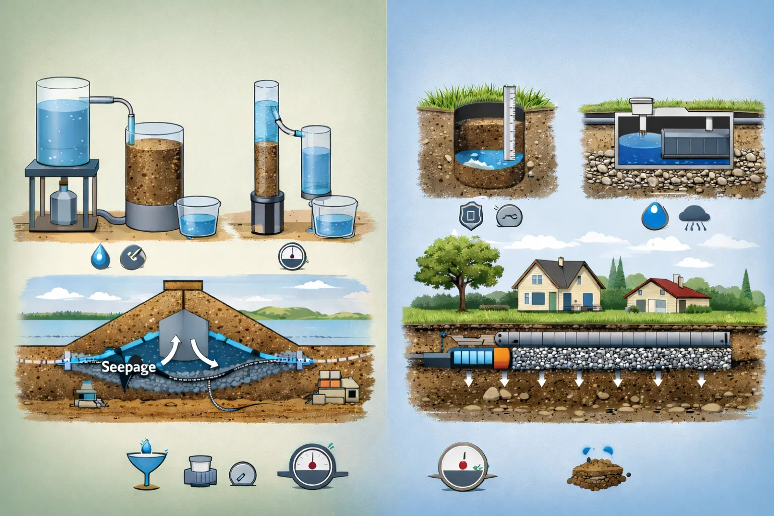 Tests for Water Movement
